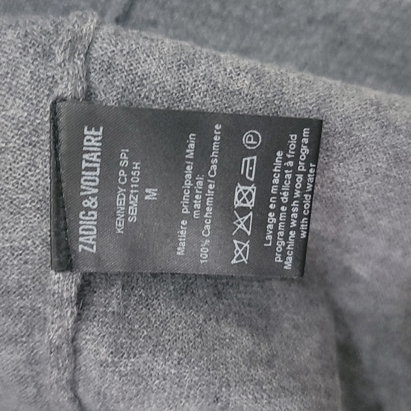 Zadig & Voltaire Kennedy Cp Spi Men’s Cashmere Sweater - Picture 7 of 7